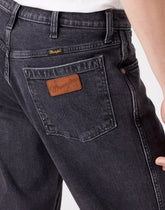 Wrangler Texas Męskie Spodnie Jeansowe Weathered Black W1218913P 112324514